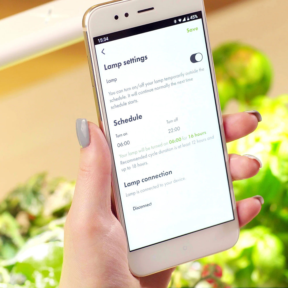 Click & grow Smart Garden 9 Pro - Indoor Kräutergarten (Farbe: weiß)