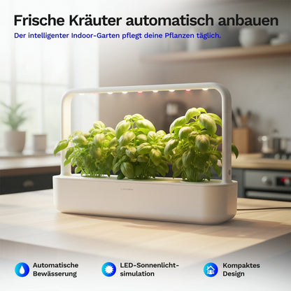 Click & grow Smart Garden 9 Pro - Indoor Kräutergarten (Farbe: weiß)