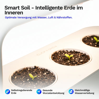 Click & Grow Smart Garden 9 - Indoor Kräutergarten (Farbe: weiß oder grau)